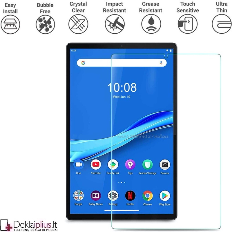 Apsauginis ekrano stikliukas planšetei (Lenovo Tab M10 10.3/M10 Plus X606F) Apsauginis ekrano stikliukas planšetei (Lenovo Tab M10 10.3/M10 Plus X606F)